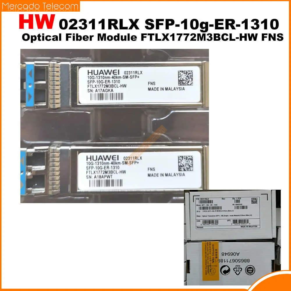 

HW 10G-1310nm-40km-SM-SFP + 02311RLX фотоэлемент оптического волокна