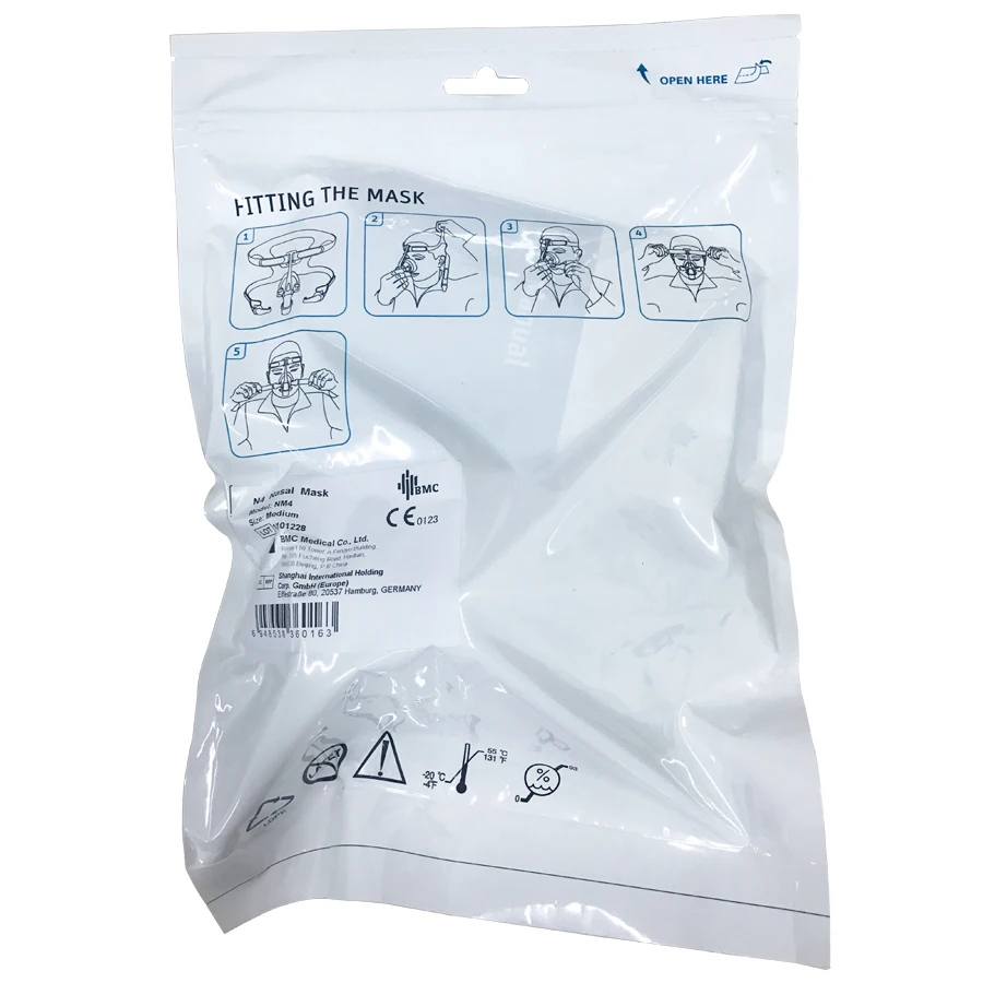 Носовая маска DOCTODD NM4 для CPAP Auto CPAP BiPAP против храпа апноэ с бесплатным головным убором SML подушки для всех CPAP Auto CPAP