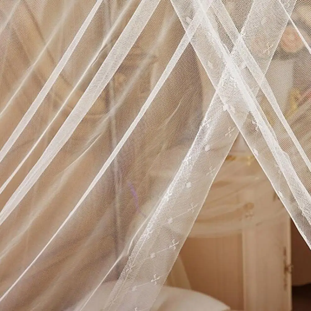 

Romantic Princess Lace Canopy Mosquito Net No Frame for Twin Full Queen King Bed