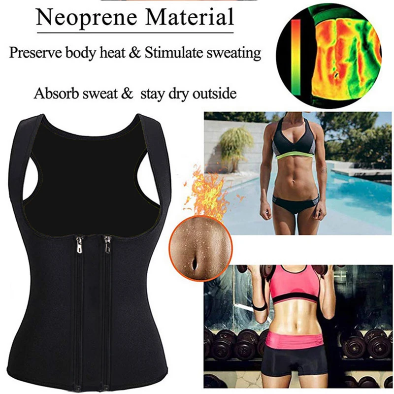 Женский Регулируемый облегающий боди на молнии спереди тренировочный жилет