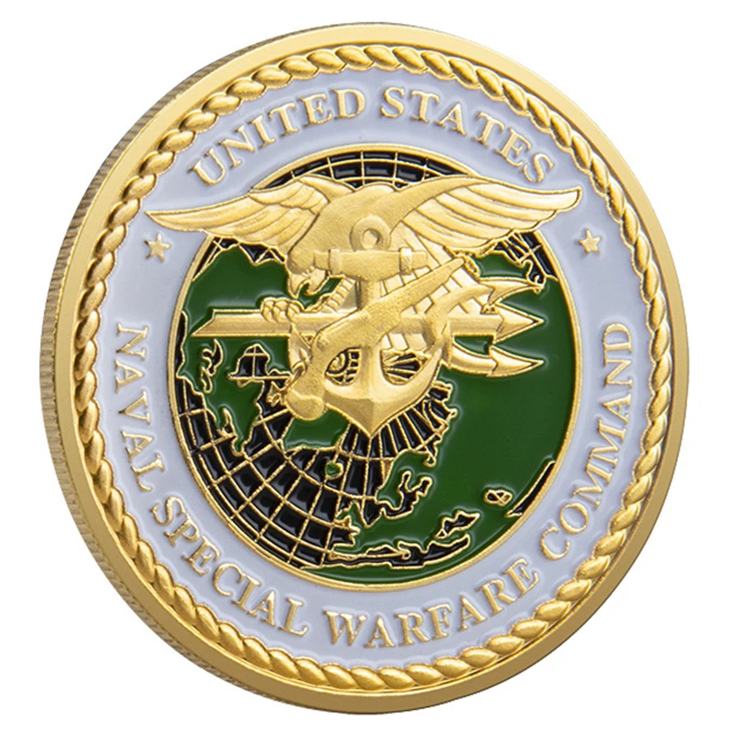 США ВМС Seal Challenge Coin американские военно морские специальные военные команды