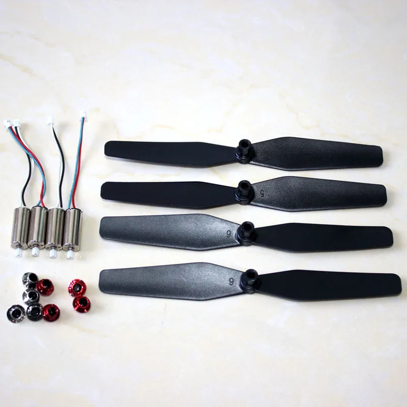 

16PCS X56W Spare Part X56 Propeller Forward Motor Reverse Motor Blade Cover For Syma X56 X56W Spare Part Set RC Drone Accessory