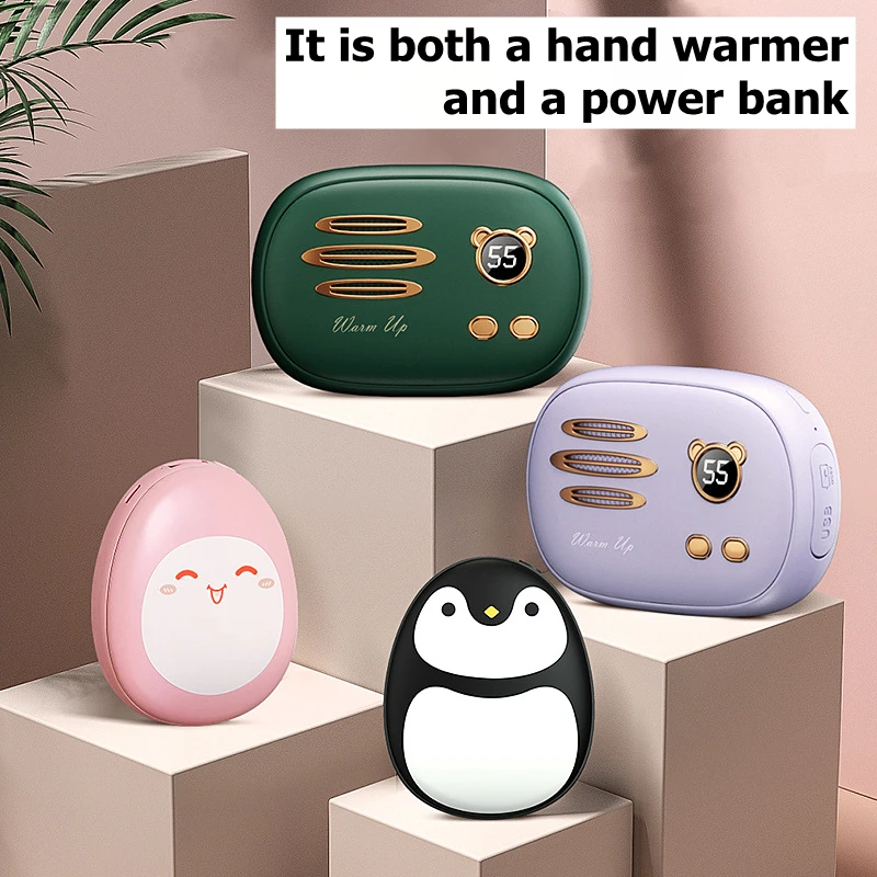 

Hand Warmer Charging Treasure 2-in-1 Portable Mini Usb Spontaneous Hot Water Bottle Hand Warmer Egg Warm Baby Artifact