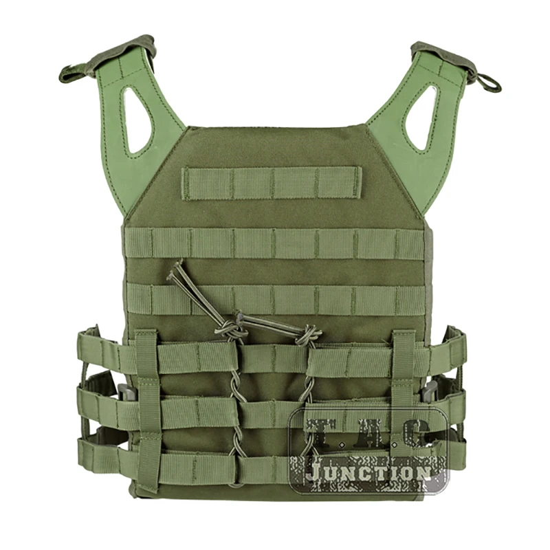 

TFG Tactical JPC Vest W/ 2PCS Soft Plates 600D Nylon MOLLE Plate Carrier Modular Low Profile For Hunting Airsoft Combat Military