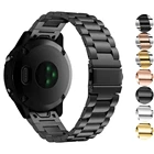 Быстросъемный металлический ремешок для часов Garmin Forerunner 935945 Fenix 6X 6 pro 5X 5 plus 3 HR D2 Bravo, металлический браслет, 22 мм26 мм