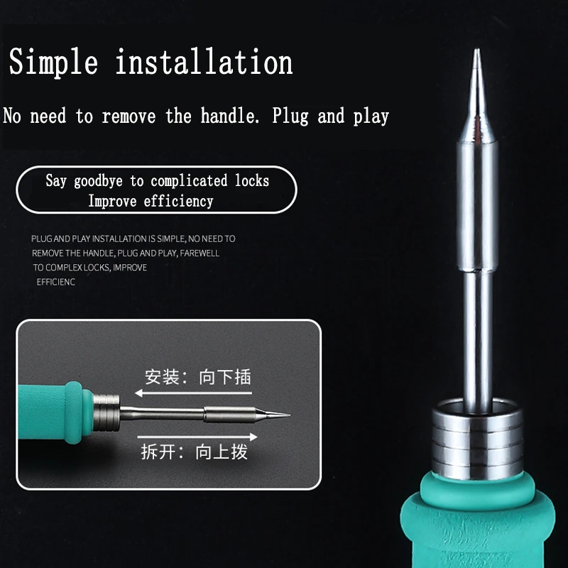 Universal JBC C245 Soldering Iron Tip T245-A Handle Welding Nozzle Grip Compatible With T245 And ud-1200 Station | Инструменты