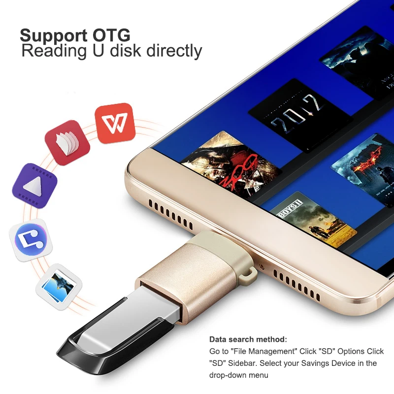 Shellnail OTG Type-C USB C Adapter Micro Type USB-C 3.0 Charge Data Converter ForSamsung Galaxy S8 S9 Note 8 A5 One Plus | Мобильные