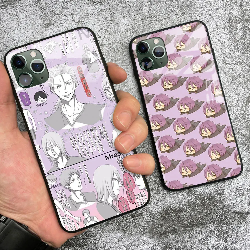 Силиконовый стеклянный чехол Kuroko без корзины для iPhone 6 6s 7 8 Plus X XR XS 11 Pro MAX |
