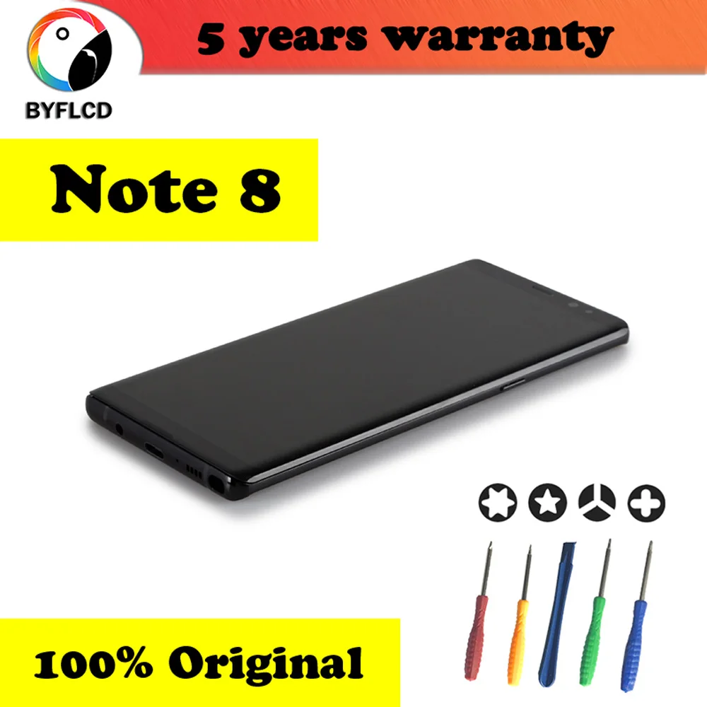 Дисплей для samsung Note 8 N9500 N950U N950FD ЖК дисплей для samsung Galaxy Note 8 дисплей с ожога теней экран