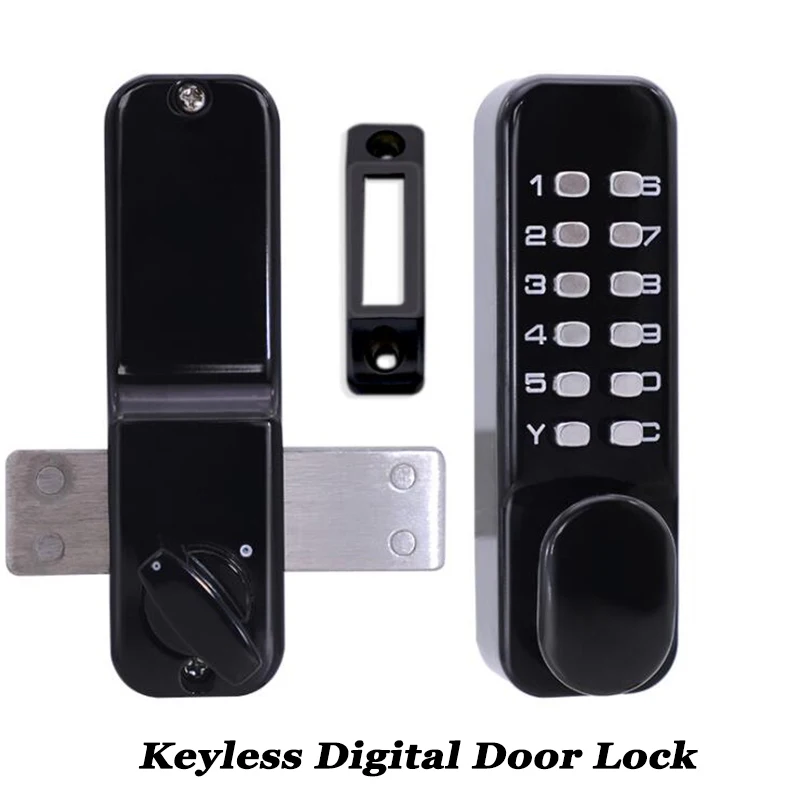 

Waterproof Exterior Lock Gate opener Digital Door lock code/password Mechanical Deabolt Keyless Outdoor Garden/Home Wooden Door