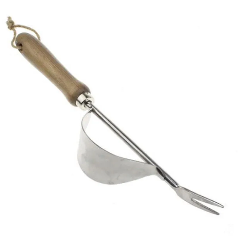 1 pcs Manual Weeder Fork Metal Hand Garden Wood Handle Digging Puller Weeding Tool Transplanting Tools | Инструменты