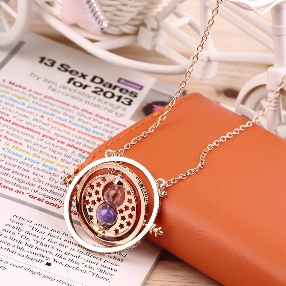 Крутой модный волшебный прибор для поворота времени вспять ожерелье вращающиеся