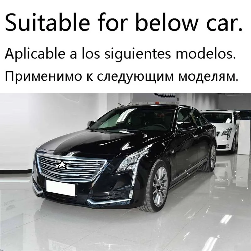 Auto Foot Pedal Wing Mirror Handle Door Automobile Decorative Chromium Car Styling Bright Sequins Covers 18 19 FOR Cadillac CT6 |