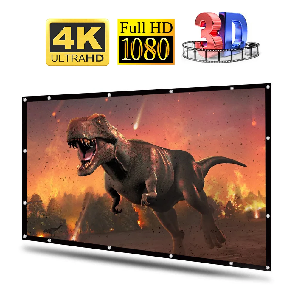 Светоотражающий экран светоотражающая ткань диагональ 60 &quot 100&quot 120 16:9 для Epson BenQ