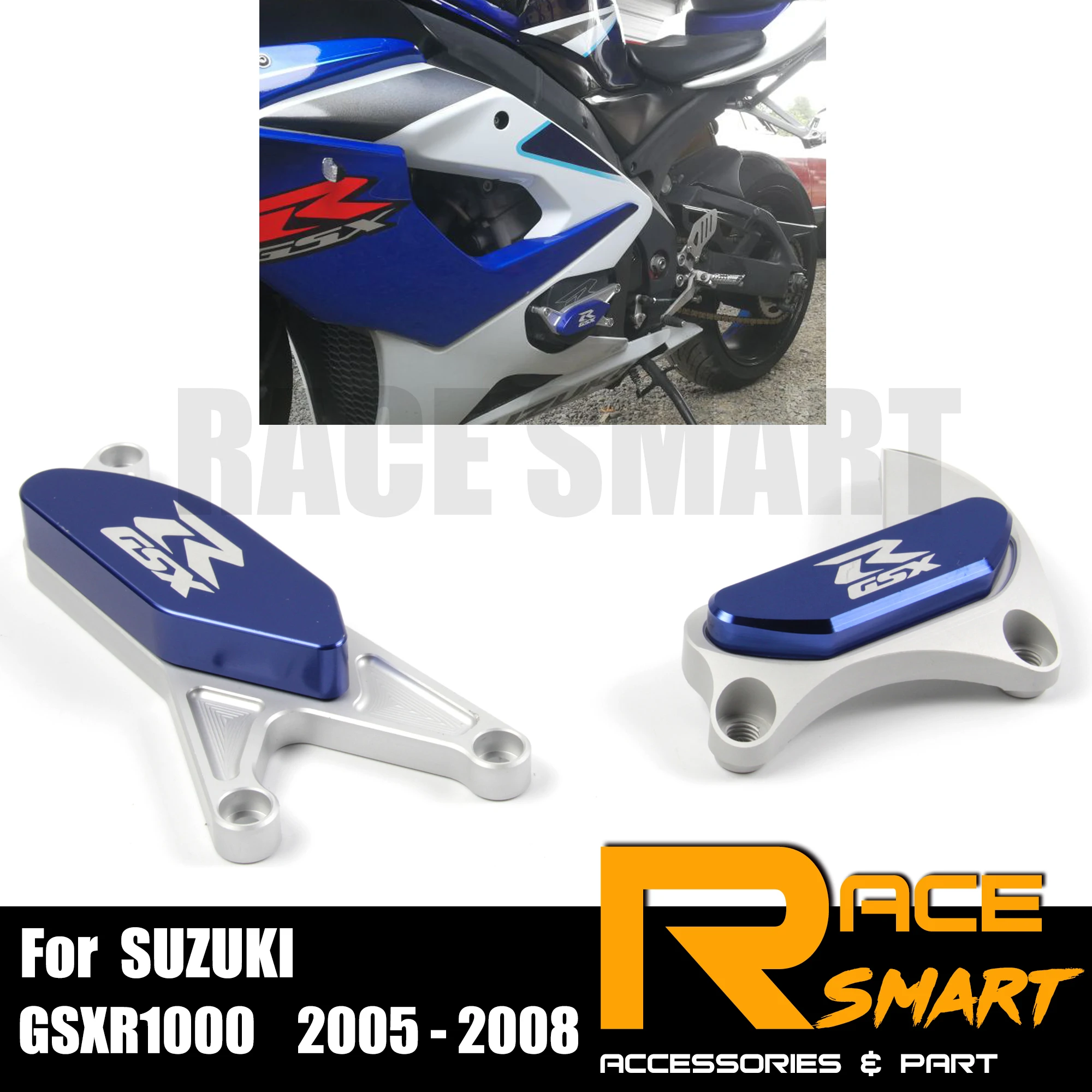 Защитная накладка для SUZUKI GSXR600 2004-2005 Накладка защиты двигателя GSXR 600 1000 |