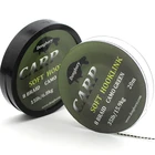 Леска для ловли карпа, плетеная, 8 звеньев, 20 м, 15lb, 25, 35lb, без покрытия, 1 шт., рыболовные снасти крупный карп