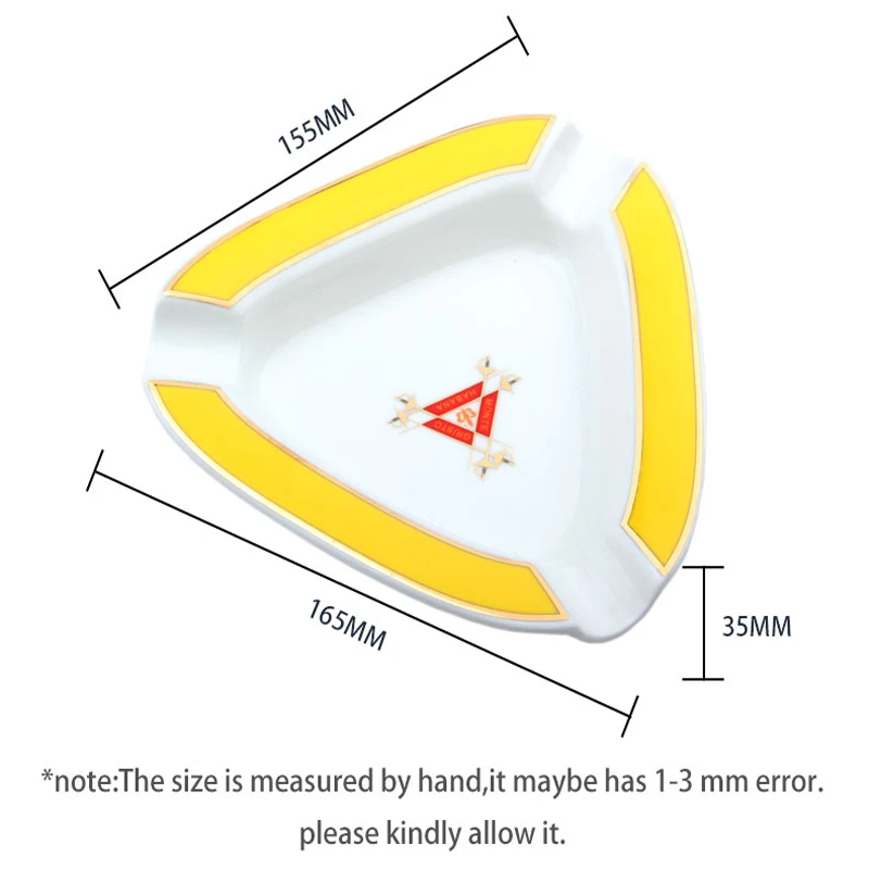 Пепельница для сигар COHIBA 3 подставки гаджеты переносная пепельница табачных