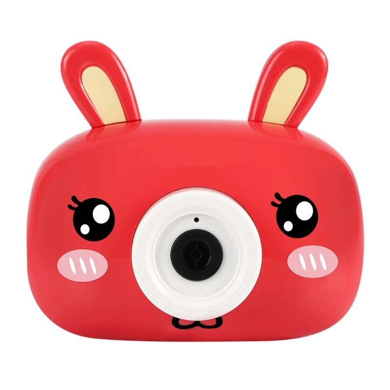 

2021 New Children Cartoon Animal Bubble Blower Machine Music Light Blowing Soap Camera