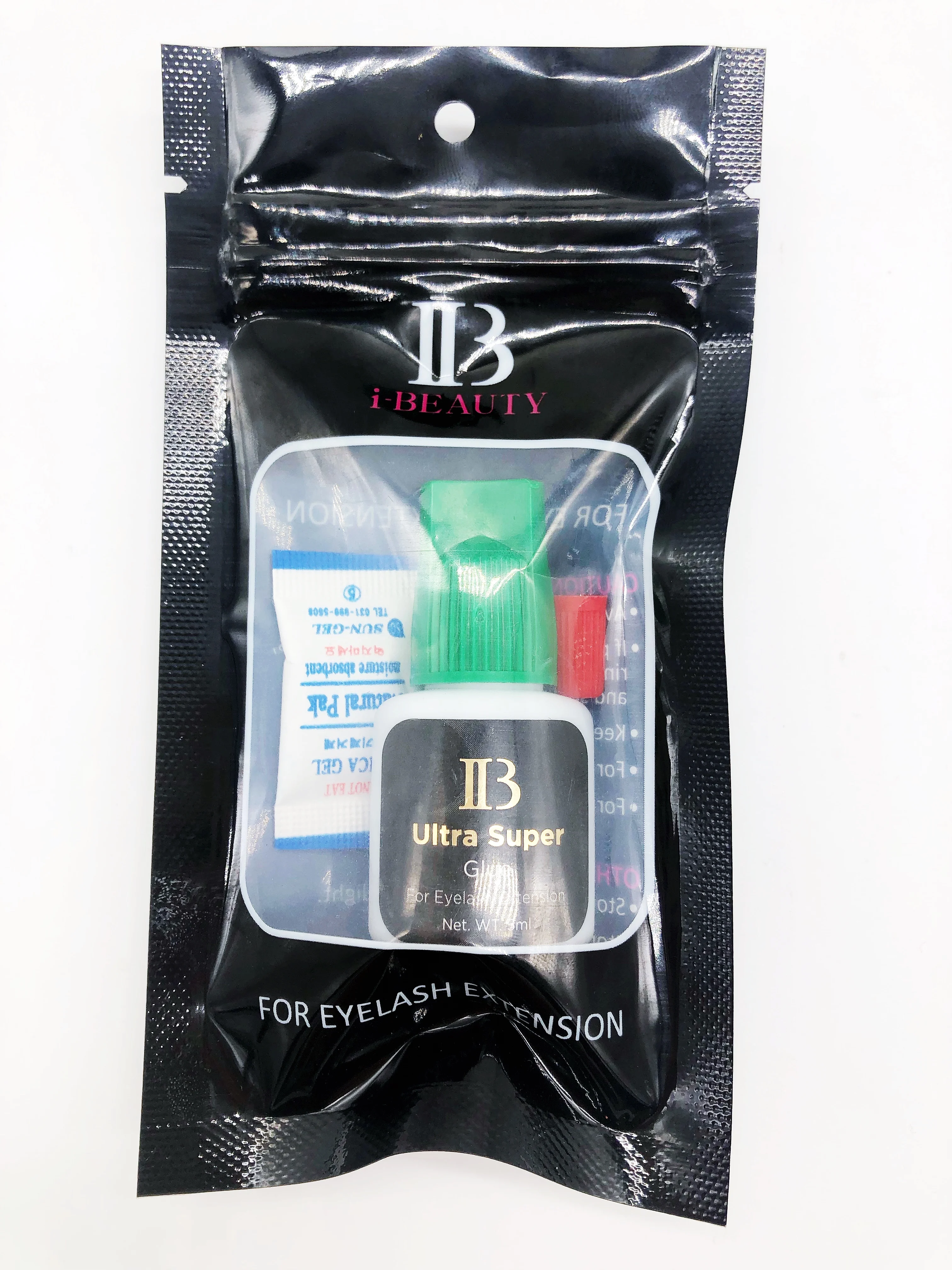 Free Shipping I-beauty 1 bottle IB Ultra Super Glue Individual Fast Drying Eyelash Extensions Green Cap 5ml | Красота и здоровье