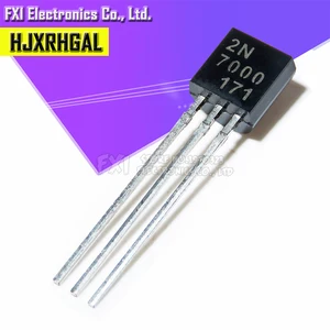 20 шт 2N7000 TO92 TO-92 малого сигнала MOSFET 200 mAmps, 60 вольт N-Channel новый оригинальный транзистор
