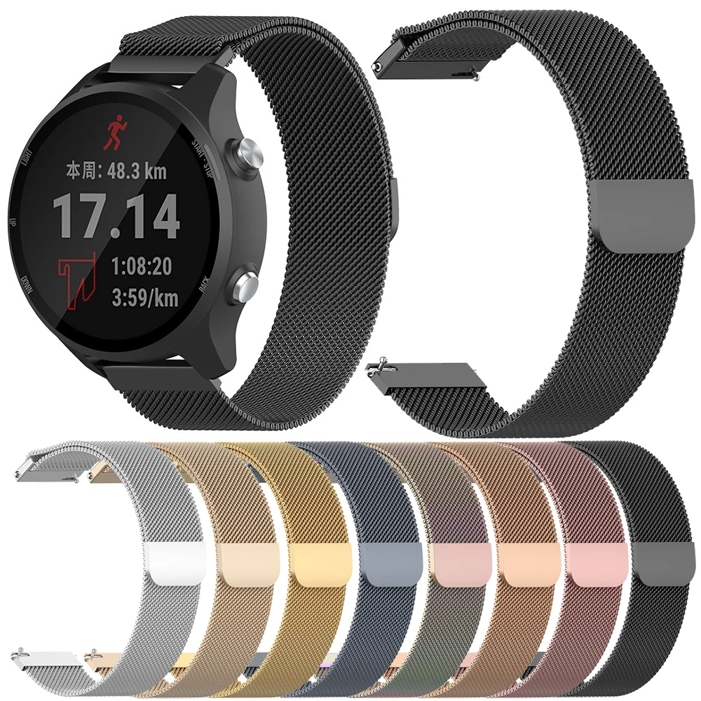 Essidi 20 мм ремешок для Samsung Galaxy Active 2 40 44 Миланский Магнитный умный Браслет
