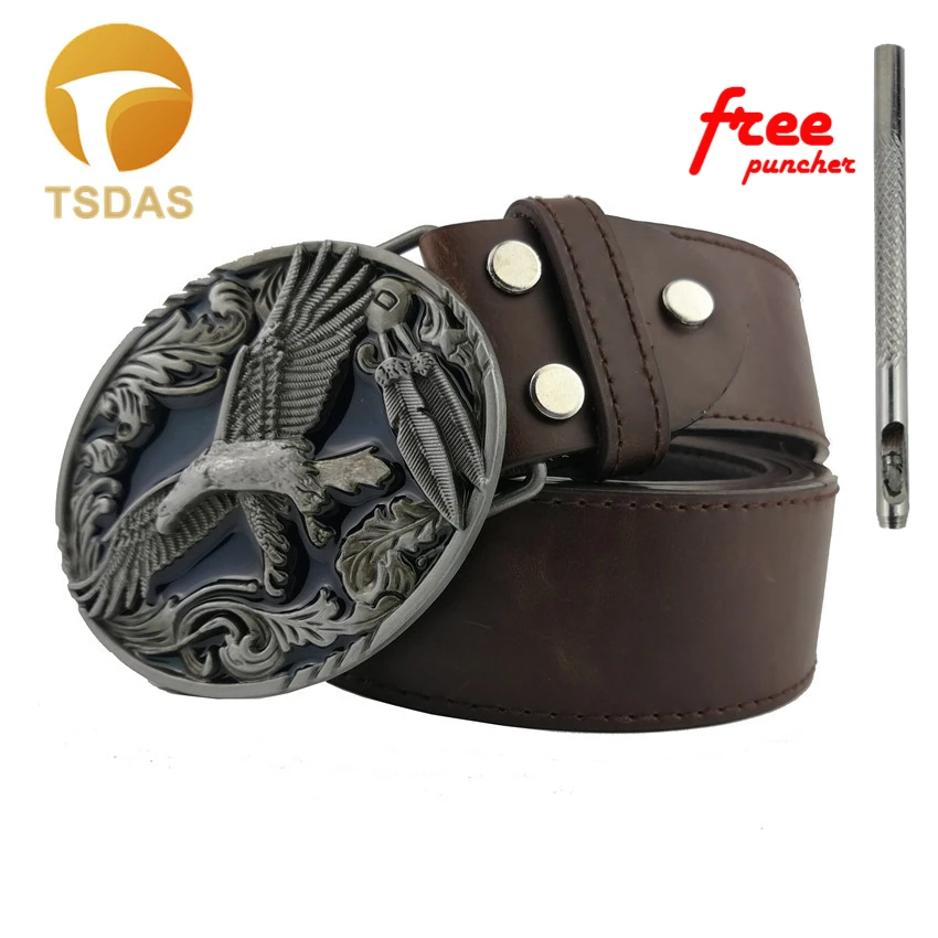 Орел с ремешком пряжкой в ковбойском стиле металлической для мужчин ремень