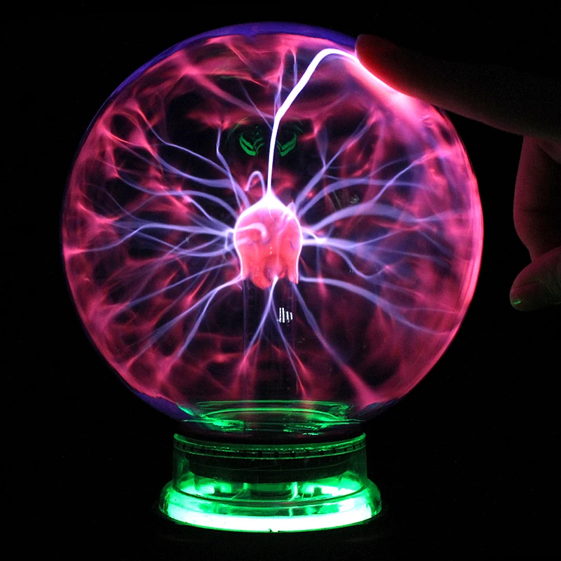 3&quot Novelty Lightings Glass Magic Plasma Ball Light Table Lights Sphere Nightlight Kids Gift For New Year Xmas Night Lamp |