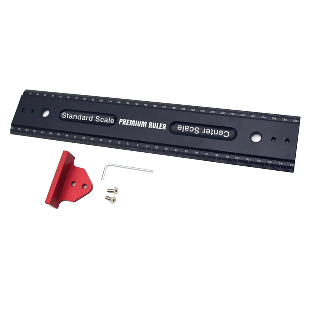 

Measuring Ruler For Woodworking With Hook Stop Home Rectangle Durable Portable DIY High Precision Practical Carpentry Hand Tools