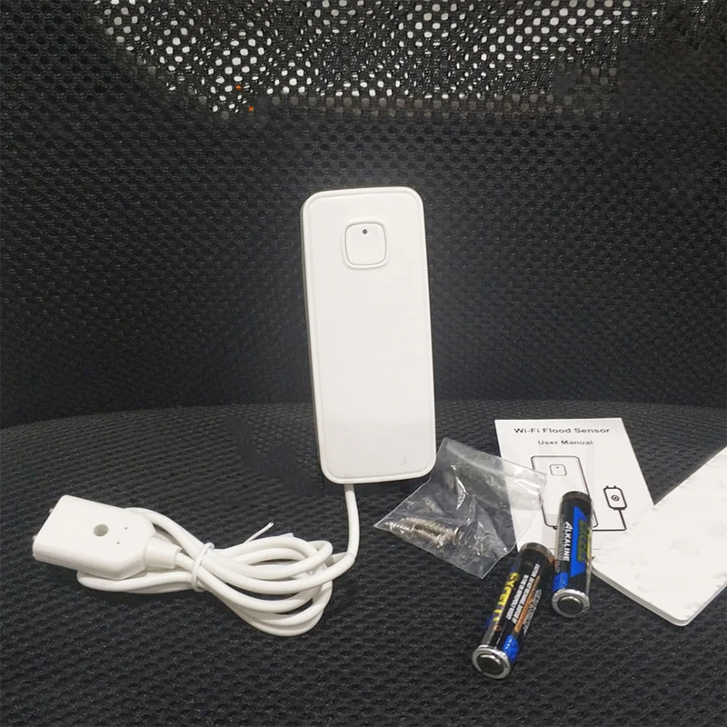 Смарт датчик утечки воды детектор с оповещением об обнаружении перелива и