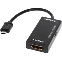 usb to hdmi mhl micro usb male to hdmi female vedio cable connection adapter connector for samsung htc xiaomi accessories