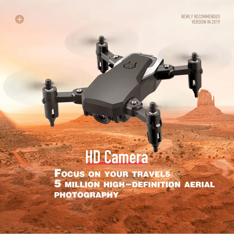 Мини-Дрон с 4K камерой HD складные дроны один ключ возврат FPV Квадрокоптер Следуйте за мной RC вертолет Квадрокоптер детские игрушки