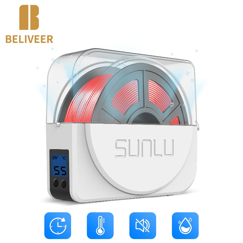 

3D Filament SUNLU Drying Box Filaments Storage Holder Keeping Filament Dry 3D Printer Printing Mate FilaDryer S1