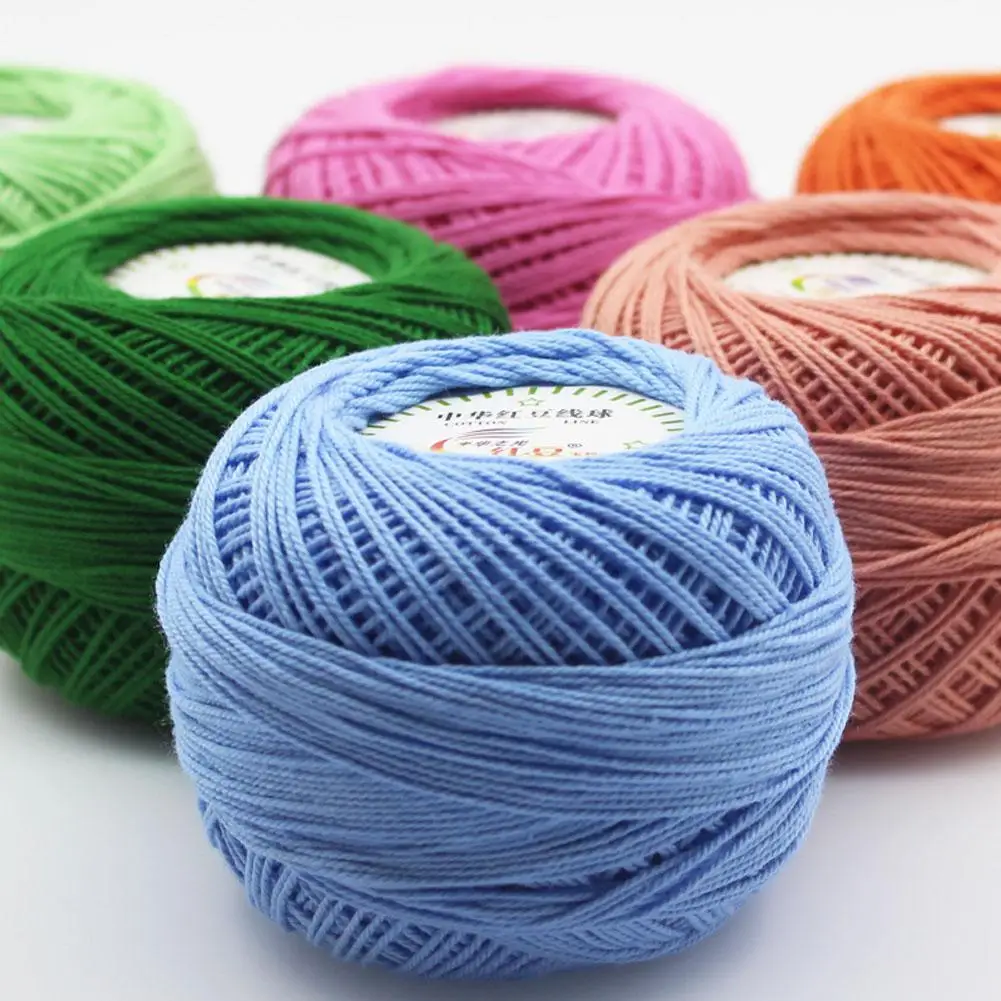 Кружевные нити нитки для вязания хлопок швейные вышивания нить Вязание с цифрой 3