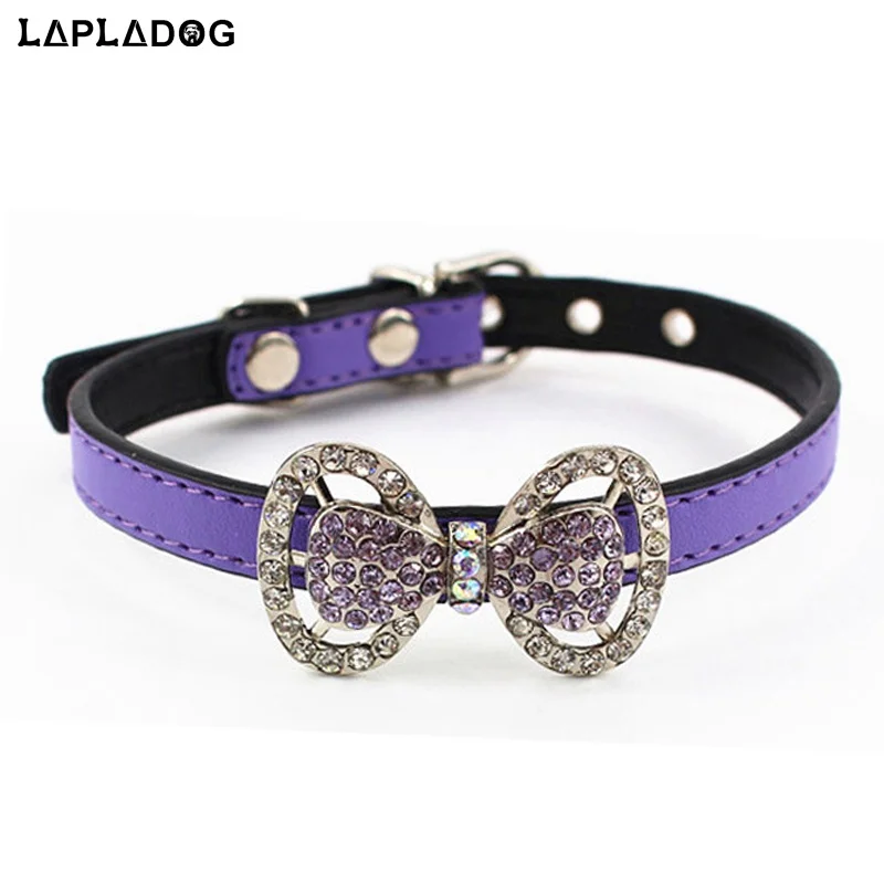 Ошейник поводок со стразами воротники ожерелья кошка домашние красивые