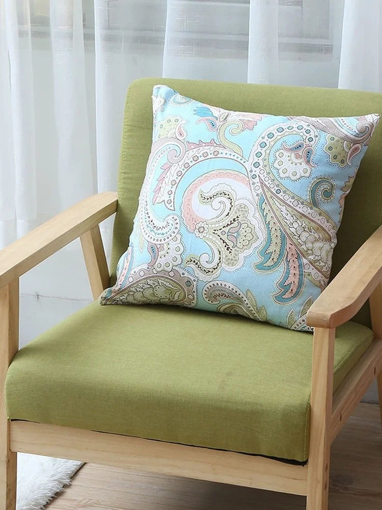 

Fyjafon Pillowcase 70x70 Back Cushion Cover Cotton Printed Pillow Case Decorative Pillowcases Washable 65x65 Large Pillow Cases