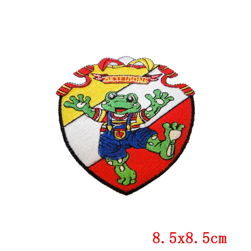 Железные нашивки для одежды с принтом лягушки эмблема Oeteldonk лягушка карнавал