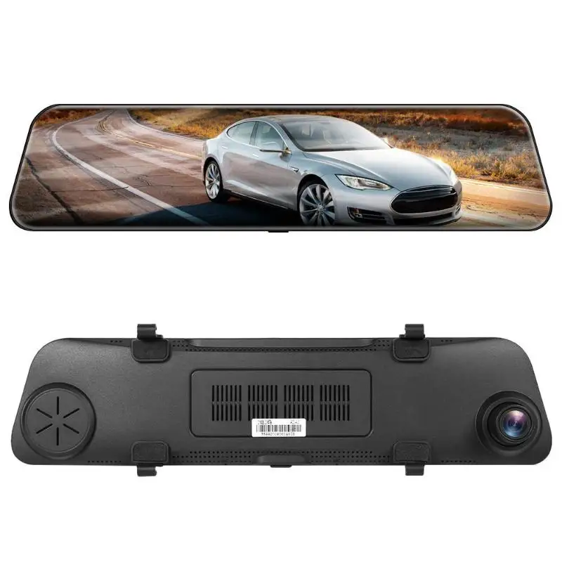 

VODOOL Android 8.1 1080P FHD Car Rearview Mirror DVR Camera 12" Dual Lens Dashcam 4G WiFi ADAS GPS Auto Video Recorder Dash Cam