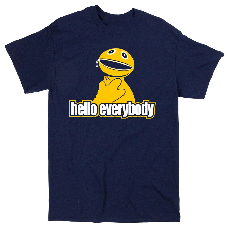 Zippy Inspired Rainbow Hello 'all/футболка в стиле ретро британском для детей ТВ шоу новые