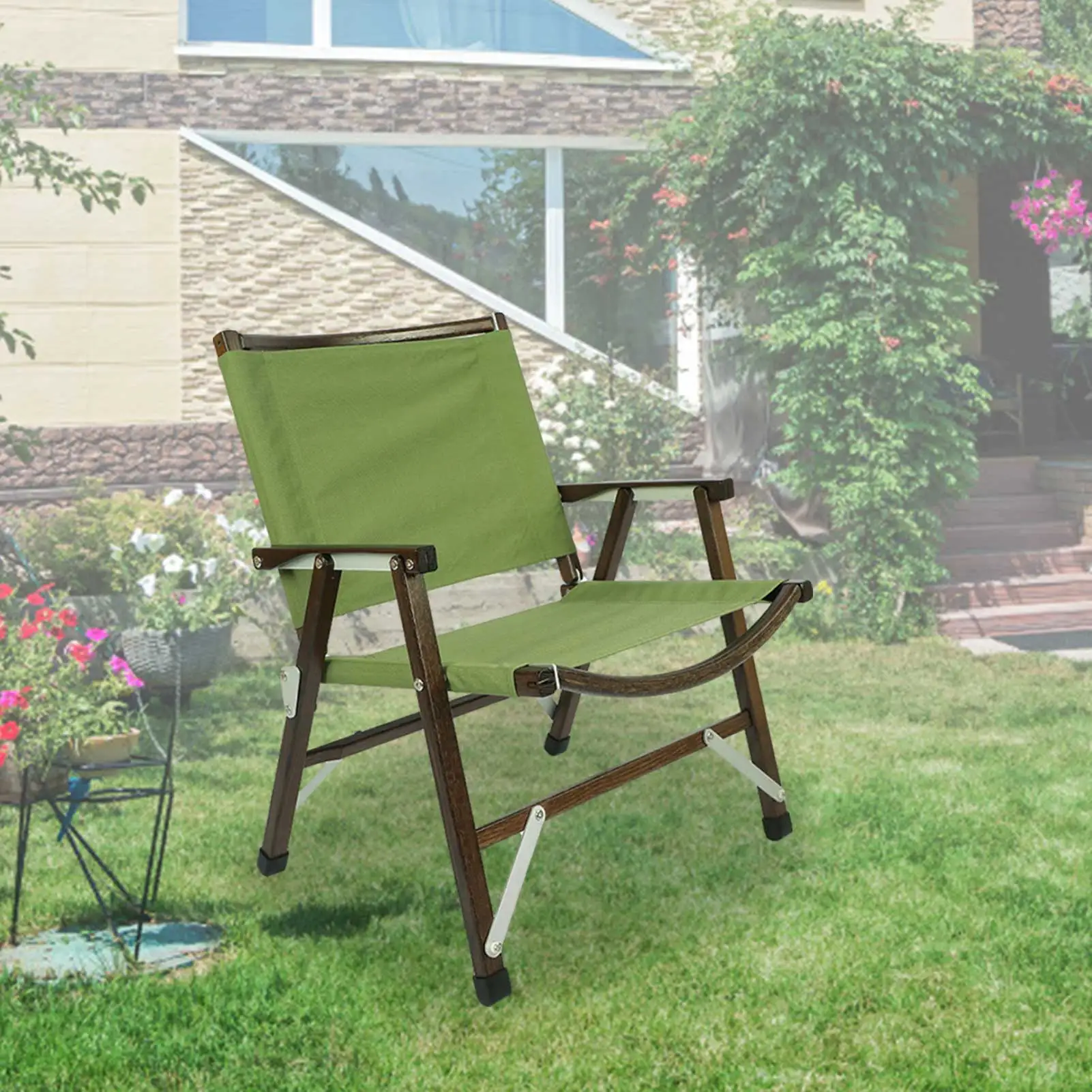 구매 야외 접이식 의자 휴대용 분리형 너도밤나무 좌석 낚시 의자, 스토리지 가방 포함