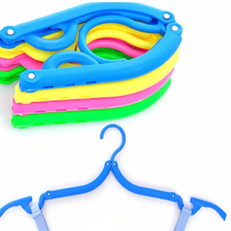 Креативные дорожные складные пластиковые вешалки с крючками для одежды