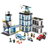 10660 city police chase thief police station 60141 puzzle childrens building block toy gifts