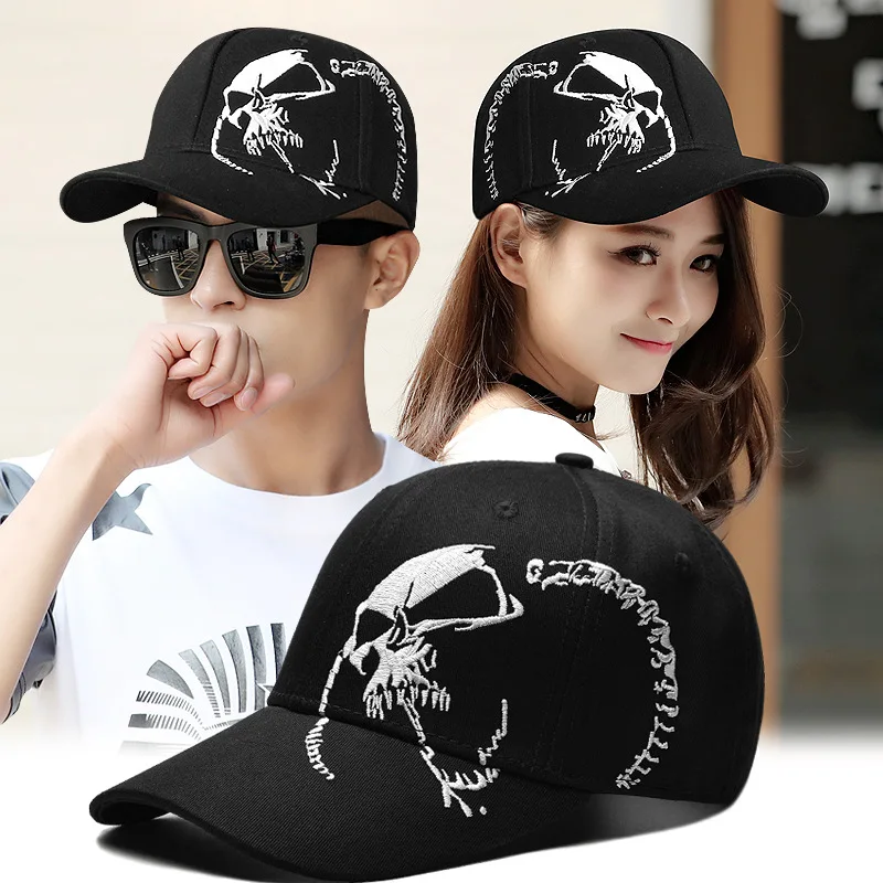Wholesale Adult Summer Sun Hats Men Cool Hiphop Punk Rock Sport Cap Women Fashion Cotton Baseball Caps