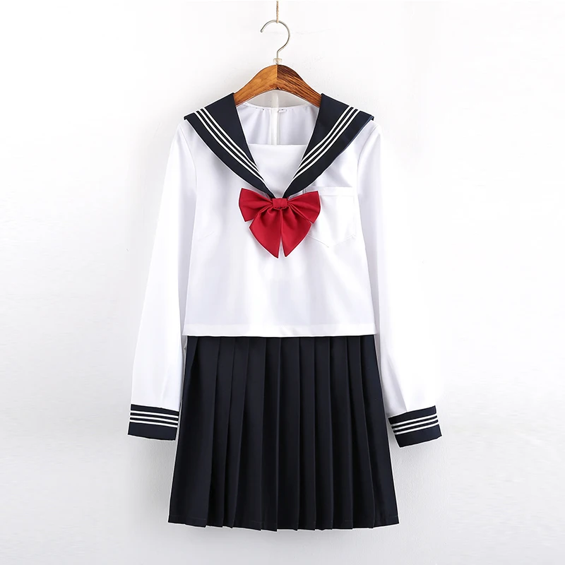 Новинка школьная униформа для девочек лидер продаж 2021 весна лето белая и черная