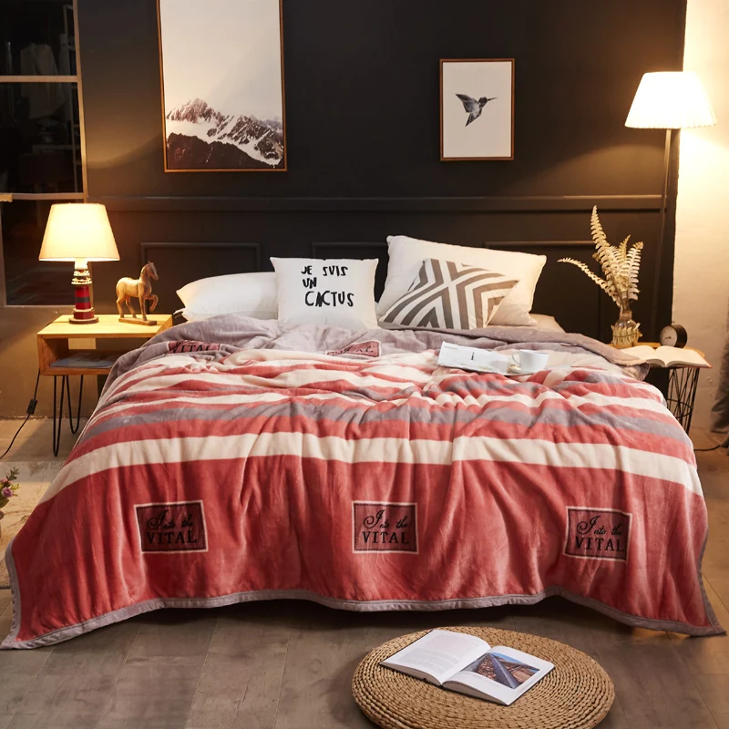 Одеяло для кровати в нордическом стиле зимний теплый домашний текстиль одеяло с