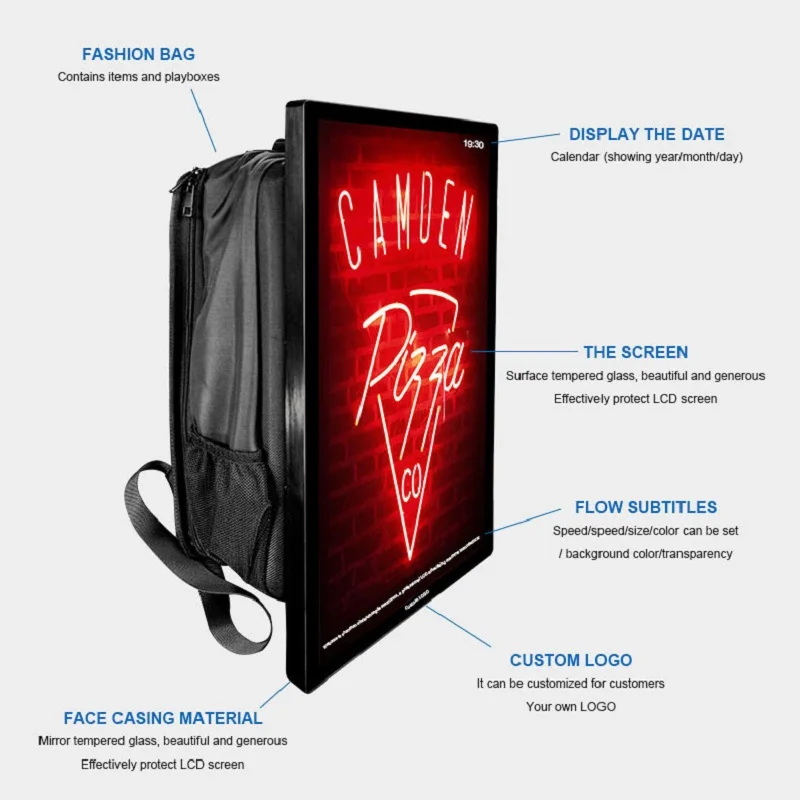 Рюкзак для рекламного щита |