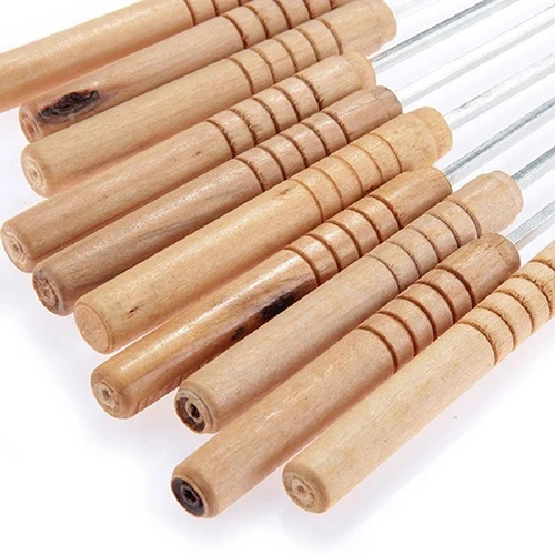 10 шт. Многоразовые барбекю шампуры обжига иглы обжарки инструменты шашлык Tong Kebabe