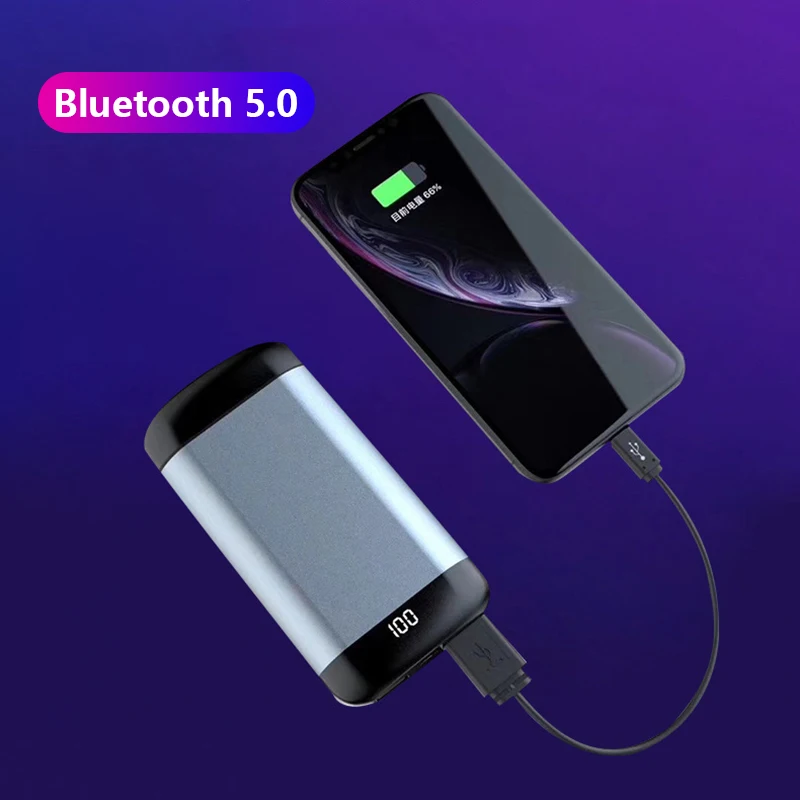 1 шт. Q66 наушники вкладыши TWS Bluetooth 5 0 гарнитура Беспроводной стерео Hi Fi звук Шум