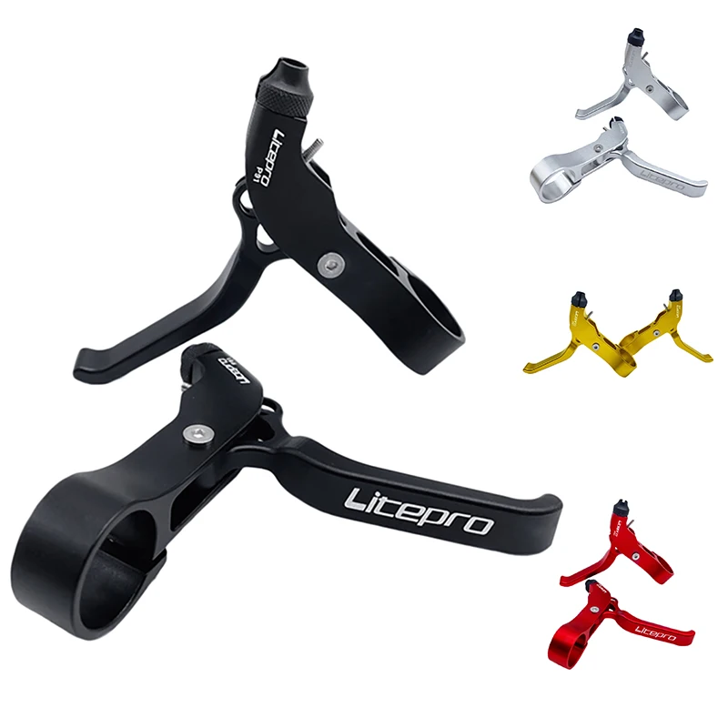 

Litepro велосипедные сверхлегкие тормозные рычаги для Brompton Birdy складной металлический тормозной рычаг из алюминиевого сплава