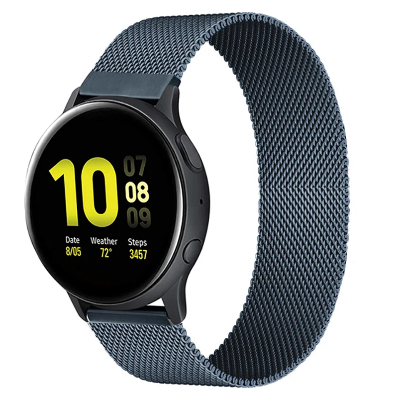 Ремешок магнитный для Samsung Active 2 браслет Huawei GT/GT2/2e Galaxy watch 3/4 Classic 45/42 мм 20 22 40/44