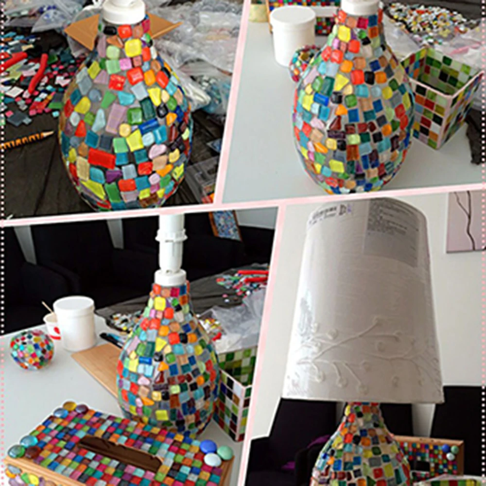 Около 60 шт разноцветная мозаичная плитка материал посылка для поделок Рукоделие